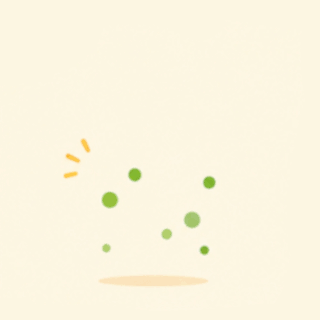 Alternative Text： Animated Good Luck GIF with colorful dots forming a four-leaf clover before revealing a cheerful Good Luck message with sparkling stars.