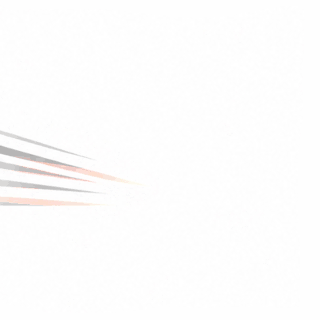 Animated OUCH! Pain Reaction GIF with bold orange comic lettering rushing onto the screen, squashing from the impact, and bouncing back into shape.